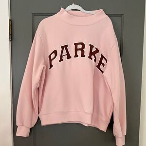 parke hometown rose/mocha mockneck l/xl